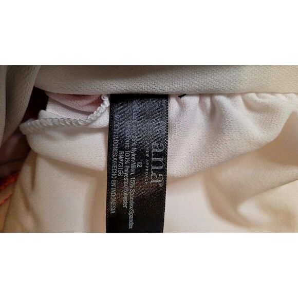 a.n.a. Slimmimg Ruched One Piece Swimsuit Women's Size 12 - Picture 4 of 4